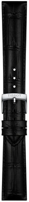 Bőrszíj Tissot T852.051.027 18mm, fekete, Quick Release