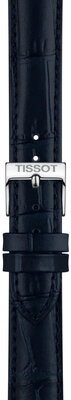 Bőrszíj Tissot T852.051.034 16mm, kék, Quick Release