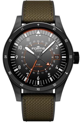 Fortis Flieger F-43 Triple-GMT Automatic COSC Chronometer F4260004 Limited Edition 100pcs (+ tartalék szíj)