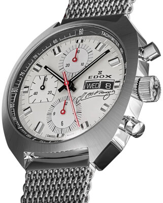 Edox Sportsman Automatic Chronograph 01132 3G BEAN Juan Manuel Fangio Limited Edition 115pcs (+ tartalék szíj)