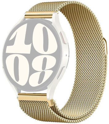 Acél szíj Ricardo Venosa, aranyszínű, Quick Release, milánói, mágneses