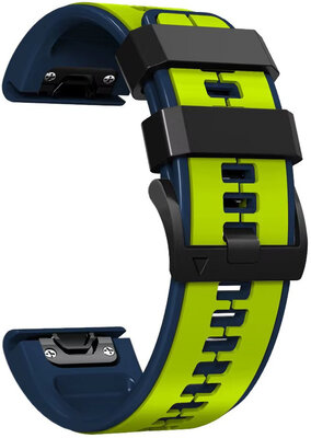 Szilikon pánt Ricardo 22mm (pro Garmin Fenix 8/7/6 (47mm), Epix 2 aj.), sárga V2, QuickFit