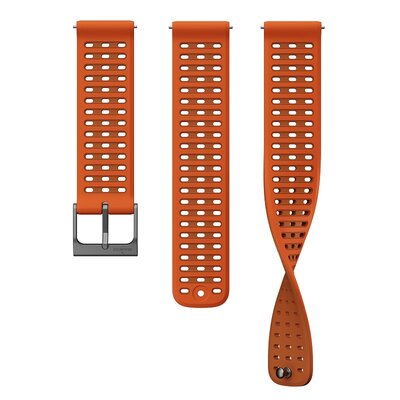 Szilikon pánt Suunto 22mm (pro Vertical 2), narancssárga, méret S+M