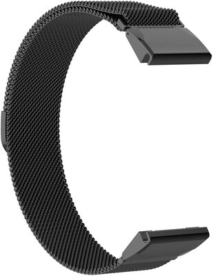 rozsdamentes acél óraszíj Ricardo Muriana 20mm, Black, QuickFit