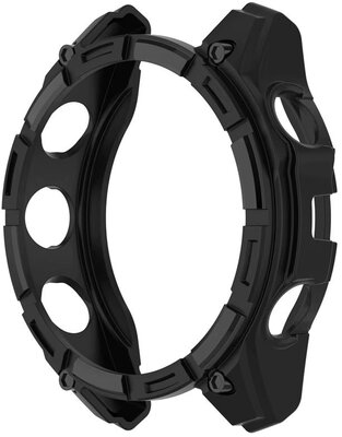 Védő tok (pro Garmin Tactix 8 AMOLED, 47mm), szilikon, fekete