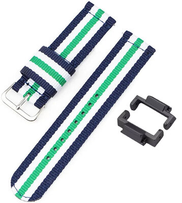 Textil pánt Ricardo 16mm (pro Casio G-Shock GA-2100/GA-2110, DW-5600, GW-6900), színes V6, NATO, + adapter