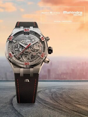 Maurice Lacroix Aikon Automatic Skeleton Chronograph AI6098-SS001-091-2 Mahindra racing Special Edition