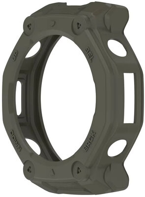 Védő tok (pro Amazfit T-Rex 3 Pro 48mm), műanyag, zöld