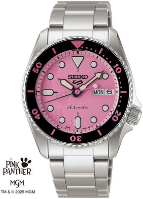 Seiko 5 Sports Automatic SRPM07K1 Pink Panther Limited Edition 9999pcs (+ tartalék szíj)