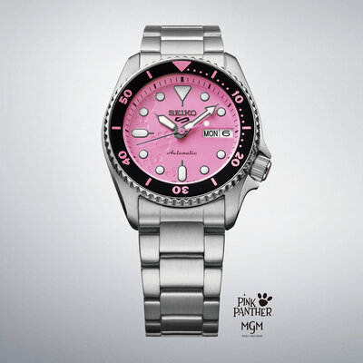 Seiko 5 Sports Automatic SRPM07K1 Pink Panther Limited Edition 9999pcs (+ tartalék szíj)