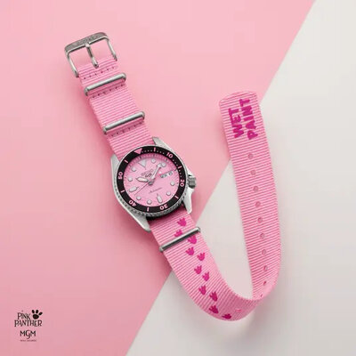Seiko 5 Sports Automatic SRPM07K1 Pink Panther Limited Edition 9999pcs (+ tartalék szíj)