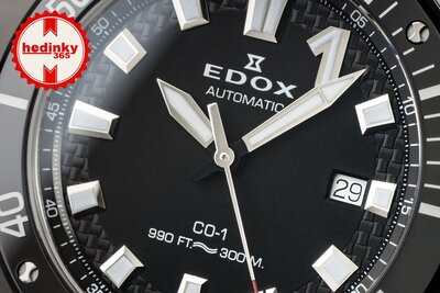 Edox CO-1 Date Automatic 80137-3NR-CANN