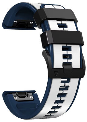 Szilikon pánt Ricardo 26mm (pro Garmin Fenix 8/7X/6X (51mm), Tactix aj.), fehér, QuickFit