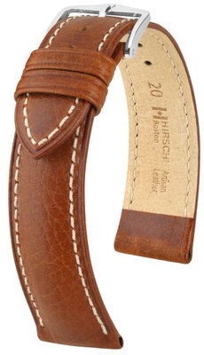 Bőrszíj Hirsch Boston L 01302070NQ-2, barna, borjúbőr, hossza L