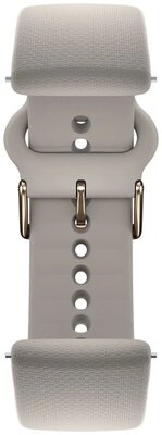 Polar 20mm-es szilikon szíj, alagúttal, bézs, méret. S-L, gyorskioldó