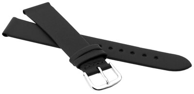 Bőr óraszíj JVD R14901 10mm, fekete