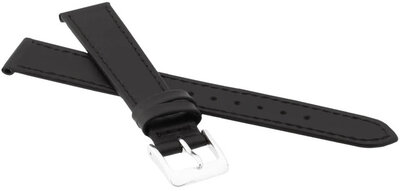 Bőrszíj JVD R18201 18mm, fekete