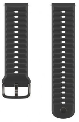 Szilikon óraszíj Coros (kompatibilis Apex 4 42mm, Pace 4, Pace Pro stb.), fekete V1, Quick Release