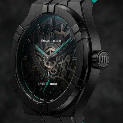 Maurice Lacroix Aikon Automatic Skeleton AI6028-DLB0B-030-H Label Noir Limited Edition 100pcs (+ tartalék szíj)