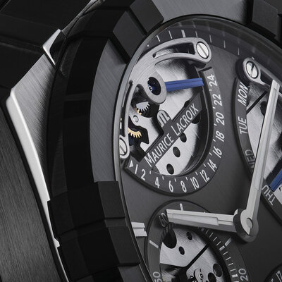 Maurice Lacroix Aikonic Automatic Skeleton AC6068-SSL20-230-2 Master Triple Retrograde