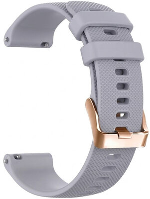 Szilikon óraszíj Ricardo Aprica 18mm, Gray, Quick Release