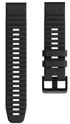 szilikon óraszíj Ricardo Passo Rolle 26mm, QuickFit, Black