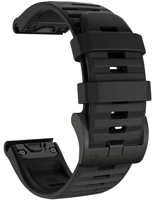 szilikon óraszíj Ricardo Passo Rolle 26mm, QuickFit, Black