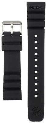 Szilikon pánt Orient V7729SB 22mm (modell esetében EL02), fekete