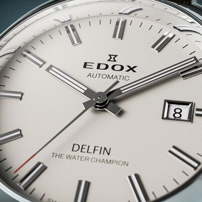 Edox Delfin The Original 1961 Automatic 80143-3m-ain Delfin re-edition 65th Anniversary Limited Edition 265pcs (+ tartalék szíj)