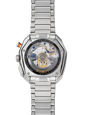 Robot Robotic One Silver 2501ST01 Automatic Chronograph (+ tartalék szíj)