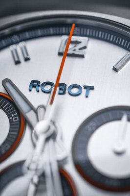 Robot Robotic One Silver 2501ST01 Automatic Chronograph (+ tartalék szíj)