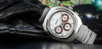 Robot Robotic One Silver 2501ST01 Automatic Chronograph (+ tartalék szíj)
