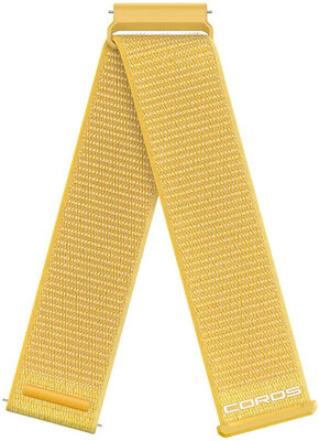 Nylon pánt Coros (pro Apex 4 42mm, Pace 4, Pace Pro aj.), sárga, Quick Release
