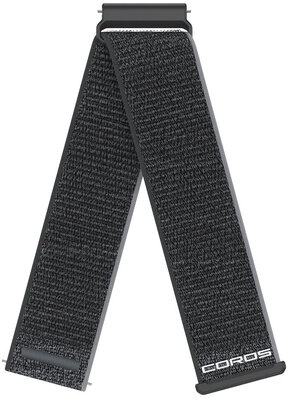 Nylon pánt Coros (pro Apex 4 46mm, Nomad), fekete, Quick Release