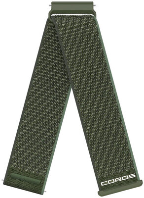 Nylon pánt Coros (pro Apex 4 46mm, Nomad), zöld, Quick Release