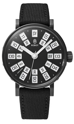 Robot Graphic Analog Black Automatic 2202ST02