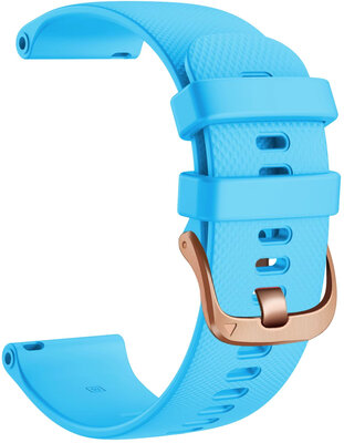 Szilikon óraszíj Ricardo Aprica 18mm, Blue, Quick Release