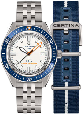Certina DS Super PH2000M Automatic Powermatic 80 C050.607.44.011.02 (+ tartalék szíj)