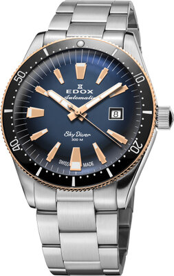 Edox SkyDiver Automatic Date 80126-357RNM-BUIDR Limited Edition (+ tartalék szíj)