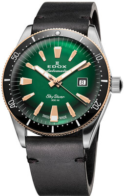 Edox SkyDiver Automatic Date 80126-357RNM-VIR Limited Edition (+ tartalék szíj)