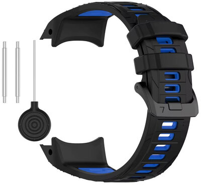 Szilikon óraszíj Ricardo Folgarida 22mm (kompatibilis Garmin Instinct 3, 45mm), Black V3