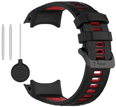 Szilikon óraszíj Ricardo Folgarida 22mm (kompatibilis Garmin Instinct 3, 45mm), Black V2