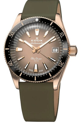 Edox SkyDiver 38 Date Automatic 80131-37rnc-vdbei (+ tartalék szíj)