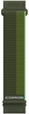 Nylon óraszíj Coros (kompatibilis Vertix 2), zöld, QuickFit
