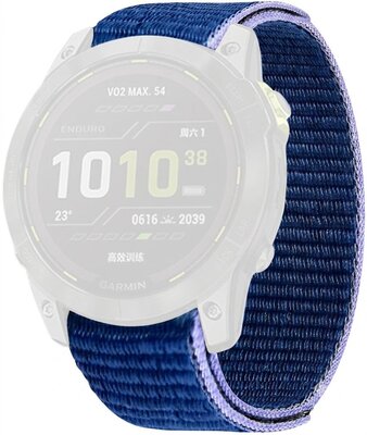 Nylon óraszíj Ricardo Cimone 22mm, Blue, átfűzős