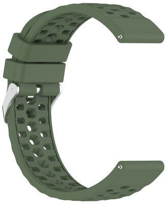 Szilikon pánt Amazfit 20 mm (pro Active 3 Premium), Dark Green
