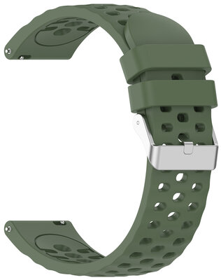 Szilikon pánt Amazfit 20 mm (pro Active 3 Premium), Dark Green