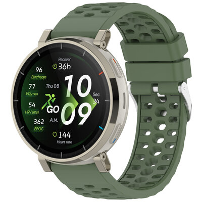 Szilikon pánt Amazfit 20 mm (pro Active 3 Premium), Dark Green