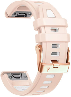 szilikon óraszíj Ricardo Pozza 20mm, Beige, QuickFit
