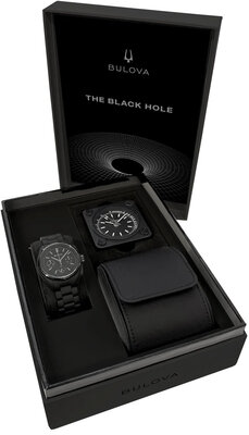 Bulova Lunar Pilot Quartz Chronograph 98A335 The Black Hole Limited Edition 6000pcs